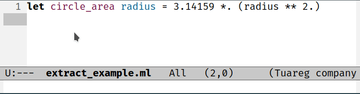 Extract constant
